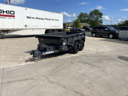 New Lamar 60 X10' Mini Dump Trailer 7K