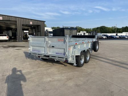 New BND Galvanized 7X14 Dump Trailer