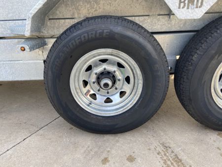New BND Galvanized 7X14 Dump Trailer