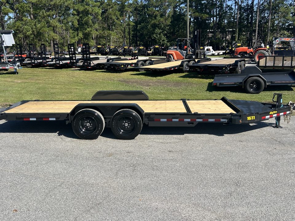 New 2027 Big Tex 16TI Tilt Trailer, 83X20 (16ft Tilt+4ft Stationary), 8K Axles, I-Beam Frame , Fork Holders