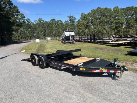 New 2027 Big Tex 16TI Tilt Trailer, 83X20 (16ft Tilt+4ft Stationary), 8K Axles, I-Beam Frame , Fork Holders