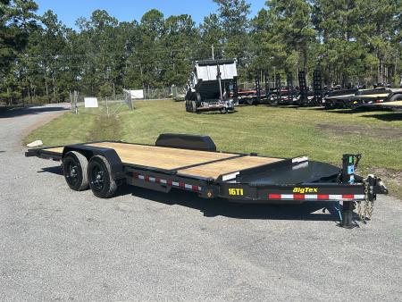 New 2027 Big Tex 16TI Tilt Trailer, 83X20 (16ft Tilt+4ft Stationary), 8K Axles, I-Beam Frame , Fork Holders