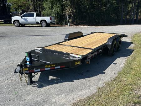 New 2027 Big Tex 16TI Tilt Trailer, 83X20 (16ft Tilt+4ft Stationary), 8K Axles, I-Beam Frame , Fork Holders