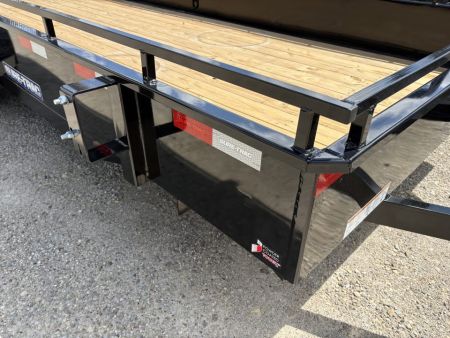 New 2027 Sure-Trac 7X18 TANDEM STEEL HIGH SIDE Utility Trailer