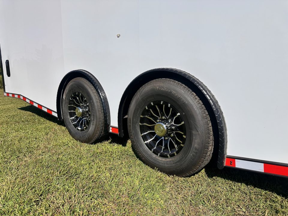 New 2027 Rock Solid Cargo 8.5x28 Race Trailer -7'6" Finished Interior-7000LB Spread Torsion-RECESSED E-TRACK-Car/Race Trailer