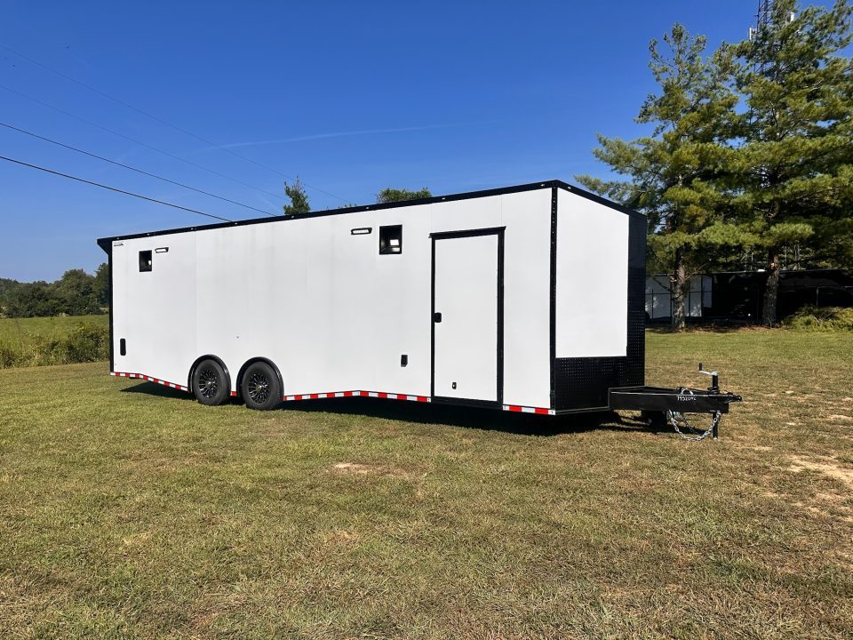 New 2027 Rock Solid Cargo 8.5x28 Race Trailer -7'6" Finished Interior-7000LB Spread Torsion-RECESSED E-TRACK-Car/Race Trailer