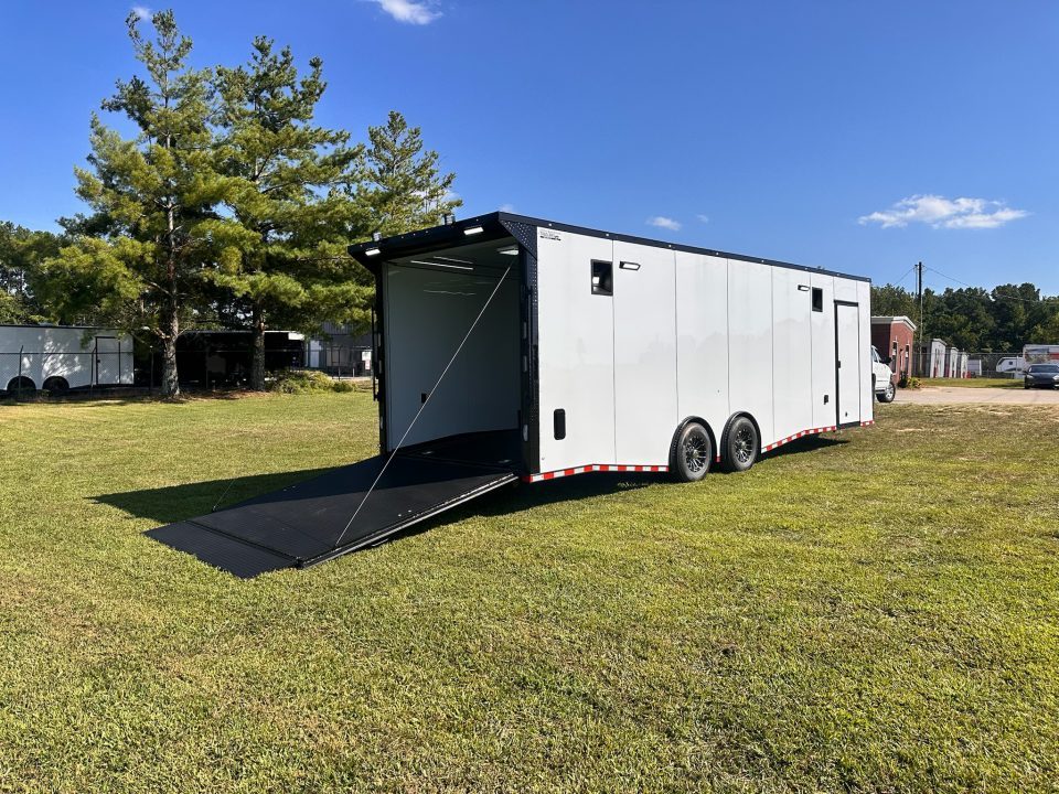 New 2027 Rock Solid Cargo 8.5x28 Race Trailer -7'6" Finished Interior-7000LB Spread Torsion-RECESSED E-TRACK-Car/Race Trailer