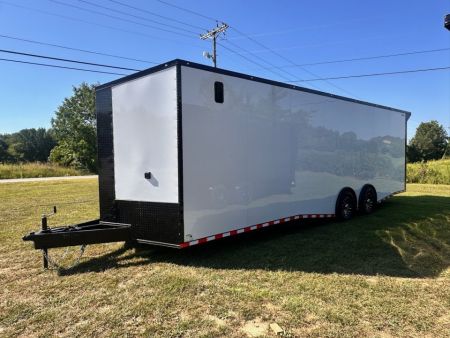 New 2027 Rock Solid Cargo 8.5x28 Race Trailer -7'6" Finished Interior-7000LB Spread Torsion-RECESSED E-TRACK-Car/Race Trailer