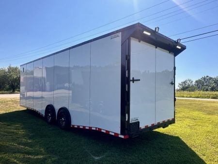 New 2027 Rock Solid Cargo 8.5x28 Race Trailer -7'6" Finished Interior-7000LB Spread Torsion-RECESSED E-TRACK-Car/Race Trailer