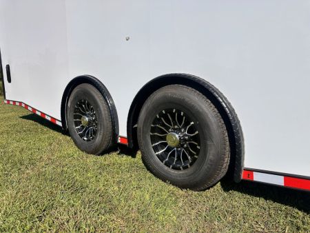 New 2027 Rock Solid Cargo 8.5x28 Race Trailer -7'6" Finished Interior-7000LB Spread Torsion-RECESSED E-TRACK-Car/Race Trailer