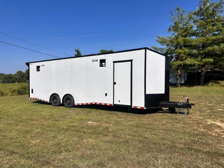 New 2027 Rock Solid Cargo 8.5x28 Race Trailer -7'6" Finished Interior-7000LB Spread Torsion-RECESSED E-TRACK-Car/Race Trailer