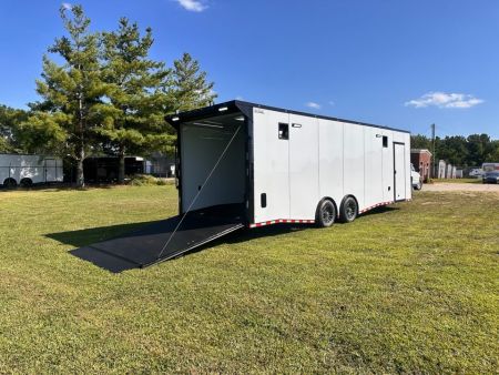 New 2027 Rock Solid Cargo 8.5x28 Race Trailer -7'6  Finished Interior-7000LB Spread Torsion-RECESSED E-TRACK-Car/Race Trailer