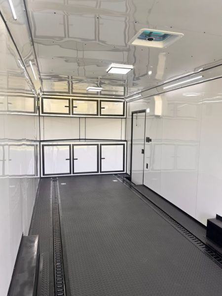 New 2027 Rock Solid Cargo 8.5x28 Race Trailer -7'6" Finished Interior-7000LB Spread Torsion-RECESSED E-TRACK-Car/Race Trailer