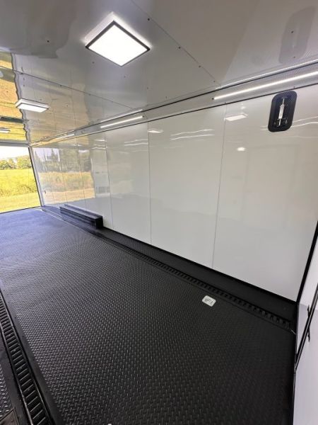 New 2027 Rock Solid Cargo 8.5x28 Race Trailer -7'6" Finished Interior-7000LB Spread Torsion-RECESSED E-TRACK-Car/Race Trailer