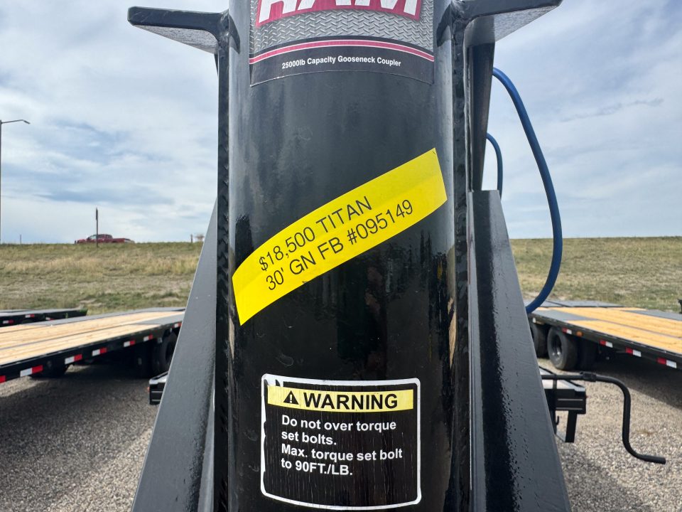 New 2026 Titan Trailer 30' WIDE GLIDE TANDEM DUAL Deckover Trailer