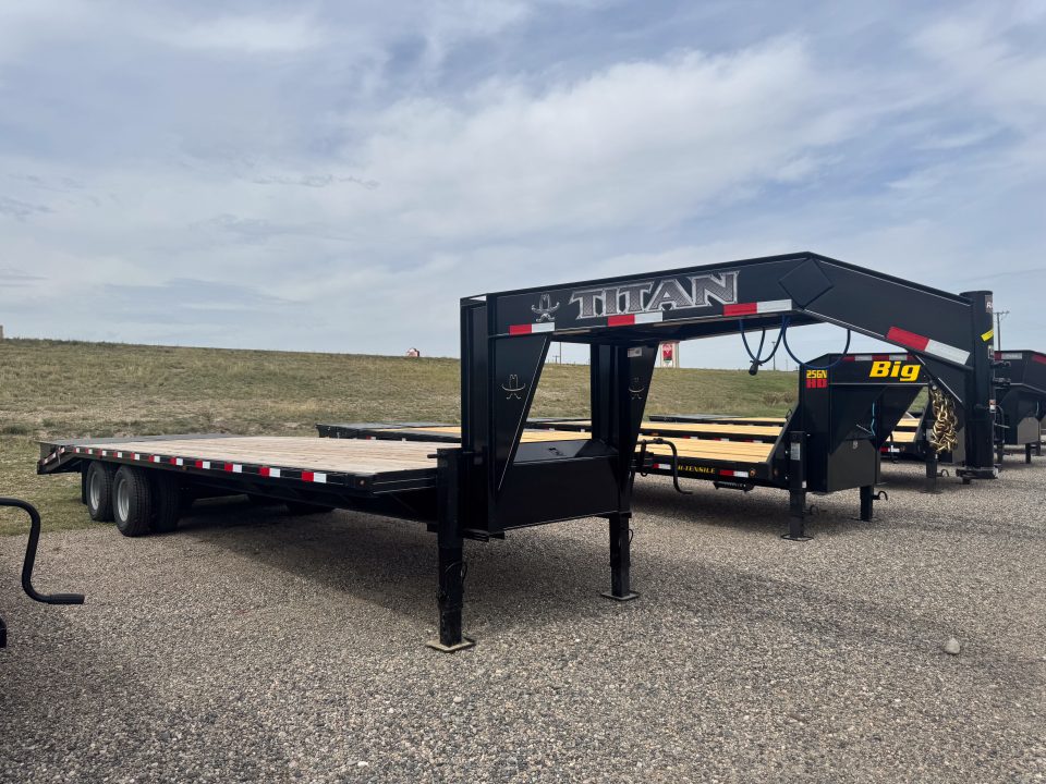 New 2026 Titan Trailer 30' WIDE GLIDE TANDEM DUAL Deckover Trailer