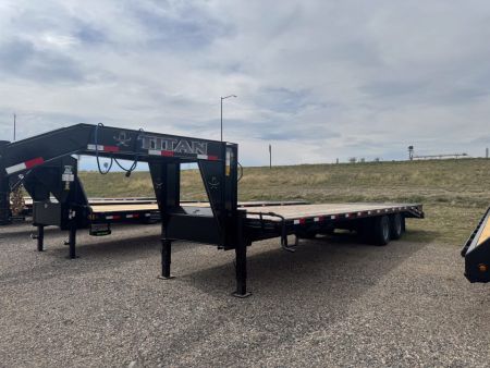 New 2026 Titan Trailer 30' WIDE GLIDE TANDEM DUAL Deckover Trailer