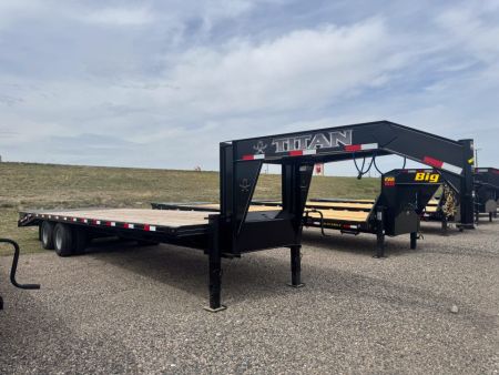 New 2026 Titan Trailer 30' WIDE GLIDE TANDEM DUAL Deckover Trailer