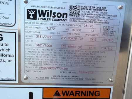 New 2027 Wilson Trailer Company 24' RANCH HAND Stock Trailer