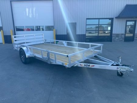 New 2027 H&H Aluminum 82 x14' 5k Rail Side Utility Trailer