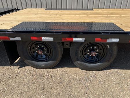 New 2027 PJ Trailers 24 Deckover F8 8K Axles Equipment Trailer