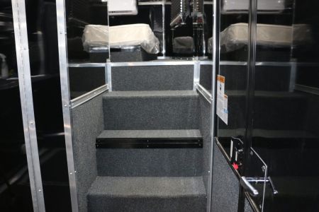 New 2026 Cargo Mate 8.5 X 44 ELIMINATOR SS RACE TRAILER W/ BATH, BED AND MUCH MORE