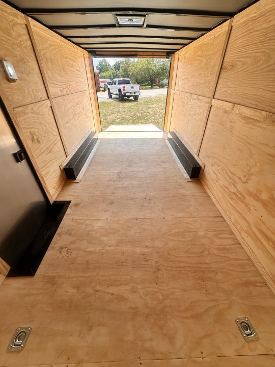 New 2027 8.5x18 Car Hauler- 5200LB Torsion Axle- Charcoal poly-Blackout- Enclosed Trailer