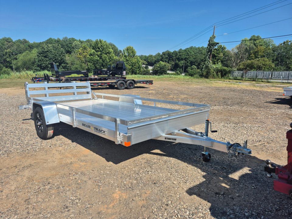 New 2027 Bear Track 80" x 168" Single Axle Utility Trailer