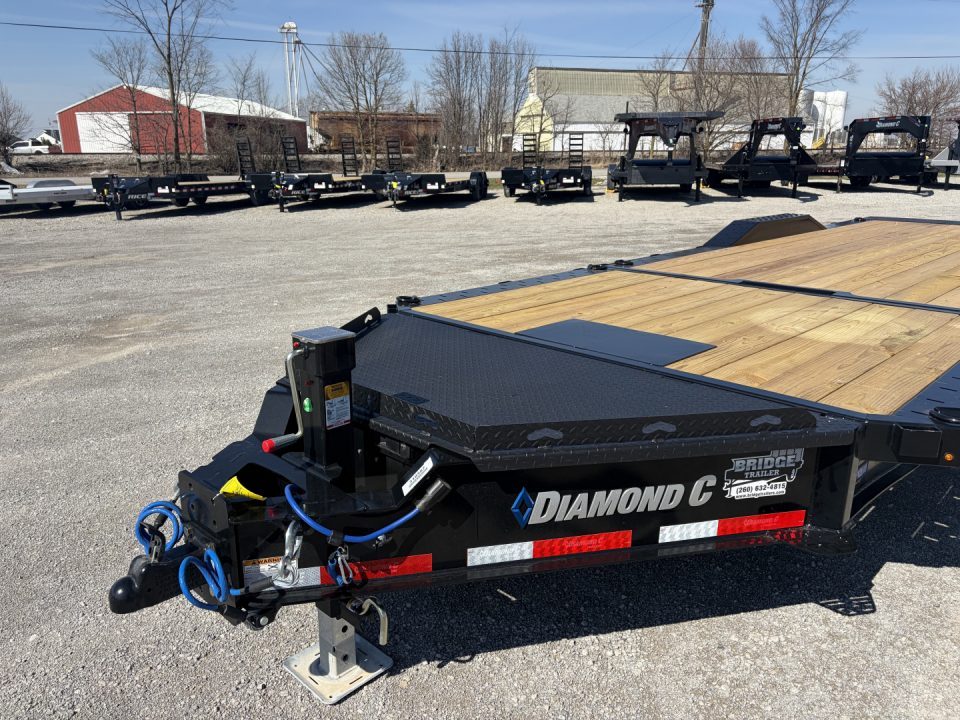 New 2027 Diamond C Trailers HXD208L24X102 (24' x 102") 18K Full Width Partial Tilt Equipment Trailer