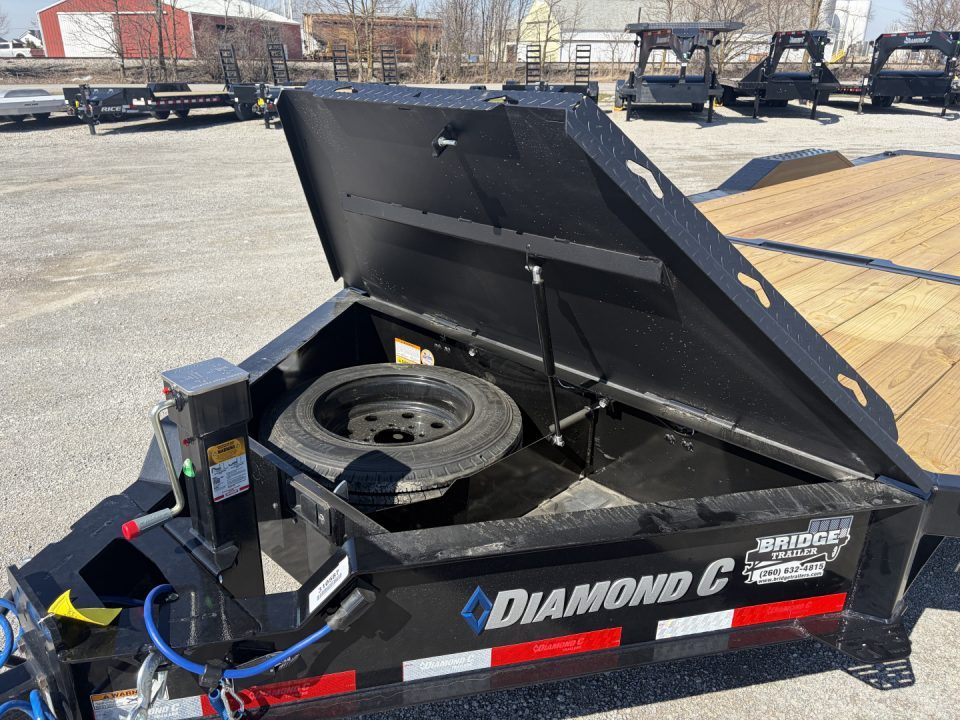 New 2027 Diamond C Trailers HXD208L24X102 (24' x 102") 18K Full Width Partial Tilt Equipment Trailer