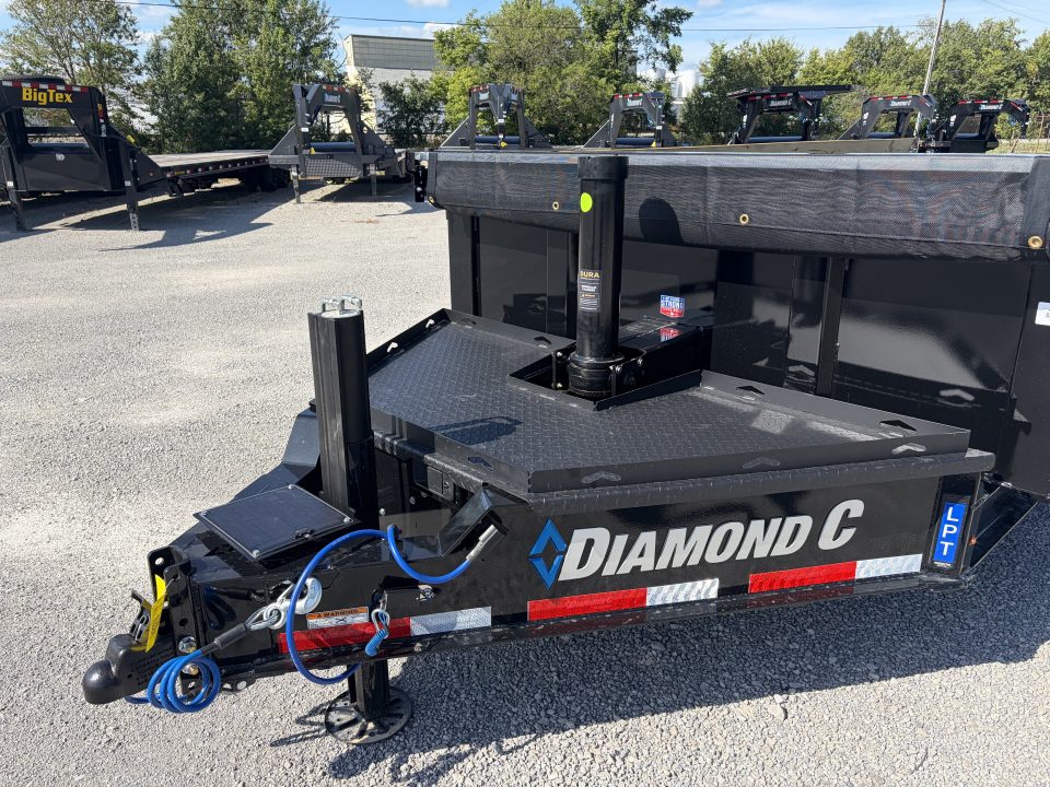 New 2027 Diamond C Trailers LPT207L16X82 (82" X 16') 15.5K Telescopic (Pacesetter Pkg) Dump Trailer