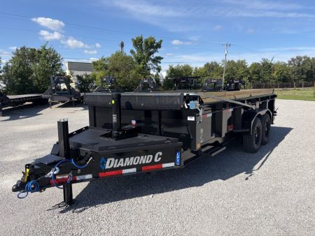 New 2027 Diamond C Trailers LPT207L16X82 (82" X 16') 15.5K Telescopic (Pacesetter Pkg) Dump Trailer