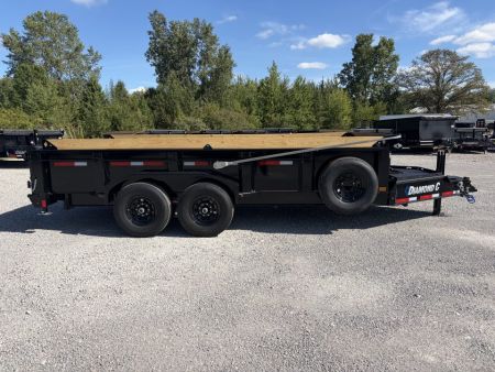 New 2027 Diamond C Trailers LPT207L16X82 (82" X 16') 15.5K Telescopic (Pacesetter Pkg) Dump Trailer
