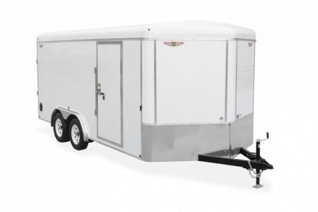 New 2027 H&H Trailers 8x18 HH Series Round Top V-Nose 10K Cargo / Enclosed Trailer