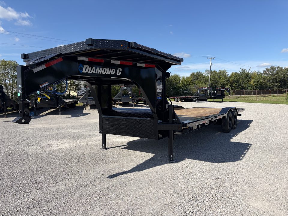 New 2027 Diamond C Trailers HXD210L24X102-GN (24' x 102") 23K Partial Tilt Equipment Trailer