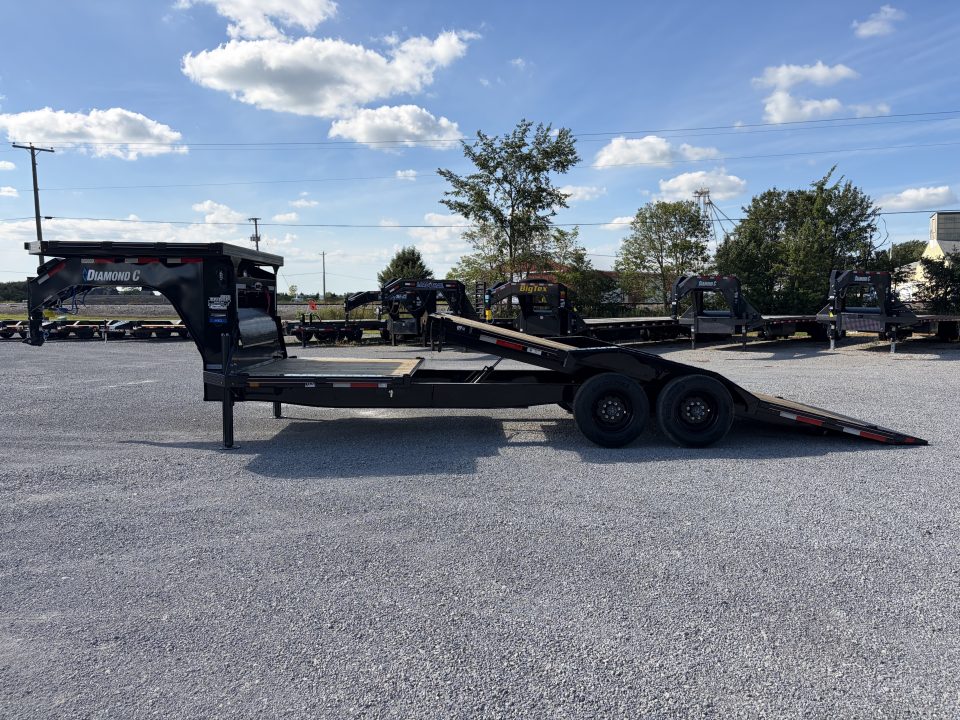 New 2027 Diamond C Trailers HXD210L24X102-GN (24' x 102") 23K Partial Tilt Equipment Trailer