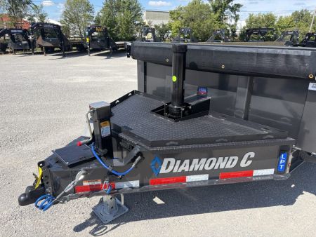 New 2027 Diamond C Trailers LPT207L16X82 (82" X 16') 15.5K Telescopic Dump Trailer