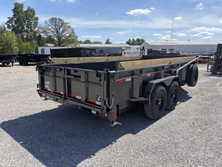 New 2027 Diamond C Trailers LPT207L16X82 (82" X 16') 15.5K Telescopic Dump Trailer