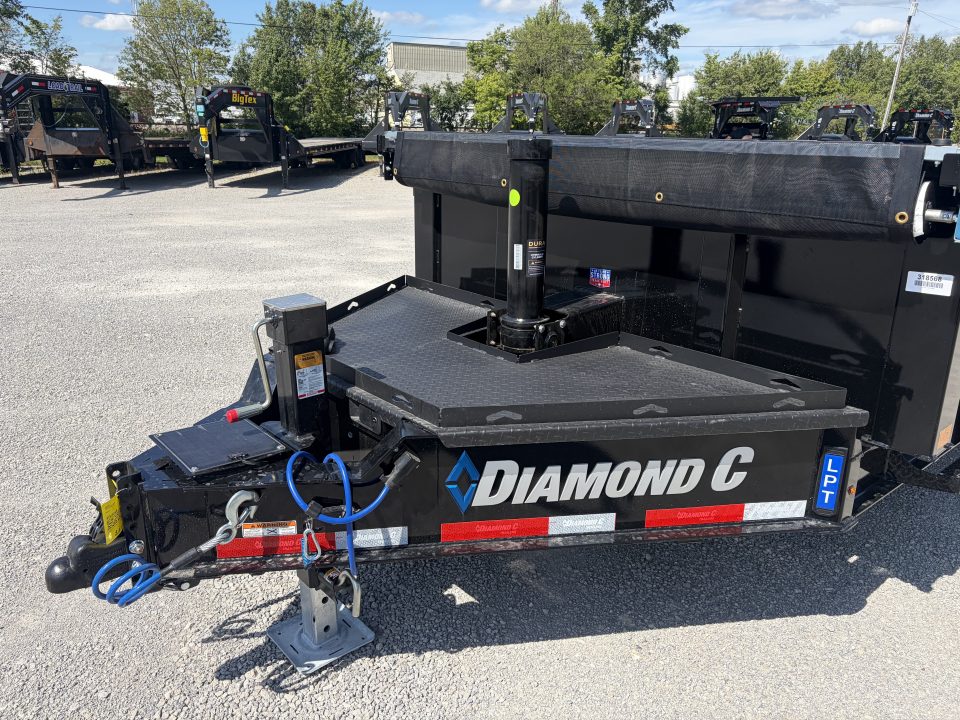 New 2027 Diamond C Trailers LPT207L16X82 (82" X 16') 15.5K Telescopic Dump Trailer