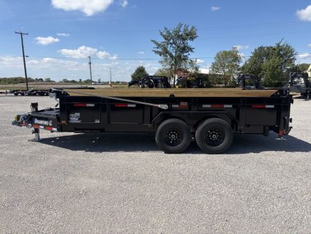 New 2027 Diamond C Trailers LPT207L16X82 (82" X 16') 15.5K Telescopic Dump Trailer