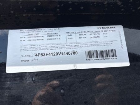New 2027 PJ Trailers LDQ32A2BSWK Utility Trailer