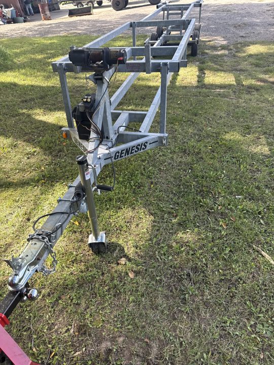 Used 2017 Genesis 24 ft pontoon trailer