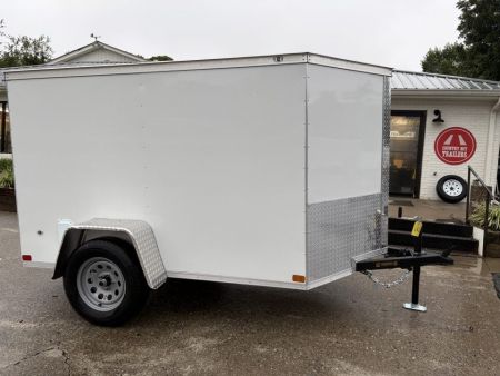New 2027 Covered Wagon 5x8 Enclosed, 5' Height, Rear Double Door