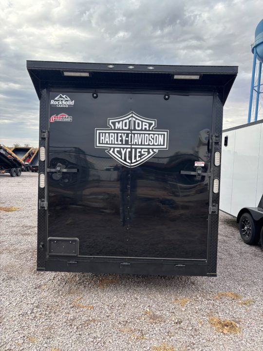 New 2027 Rock Solid Cargo 7X16 TANDEM AXLE ENCLOSED 7K CARGO HARLEY DAVIDSON Cargo / Enclosed Trailer