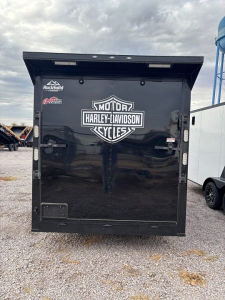New 2027 Rock Solid Cargo 7X16 TANDEM AXLE ENCLOSED 7K CARGO HARLEY DAVIDSON Cargo / Enclosed Trailer