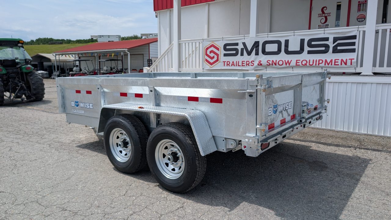 New 2027 BWise 6x12 Lo Pro GALVANIZED Equipment Dump