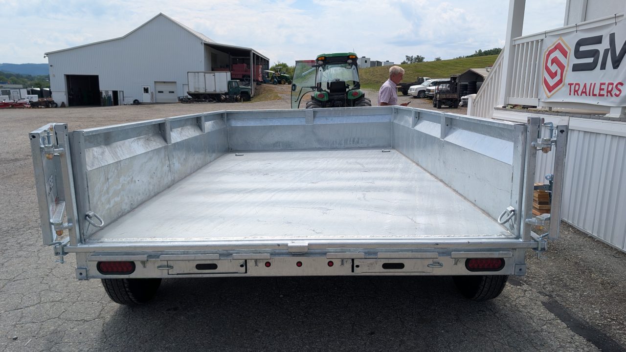 New 2027 BWise 6x12 Lo Pro GALVANIZED Equipment Dump