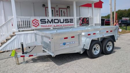 New 2027 BWise 6x12 Lo Pro GALVANIZED Equipment Dump