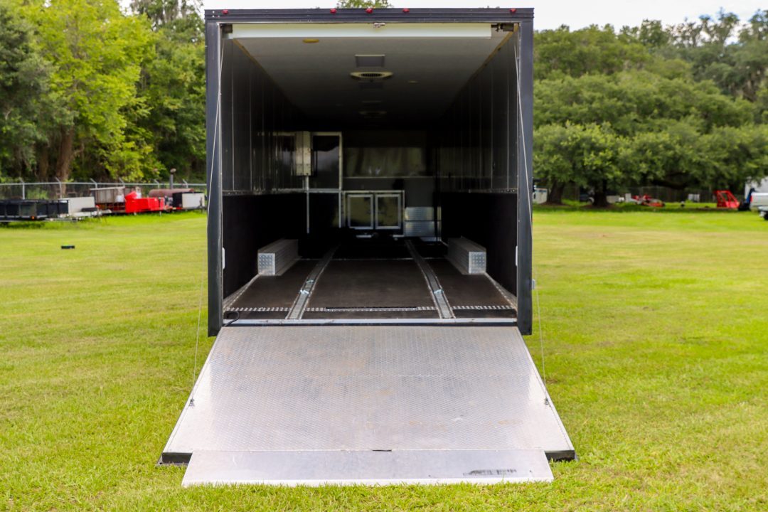 Used 2019 8.5X50 Vintage GOOSENECK RACE TRAILER