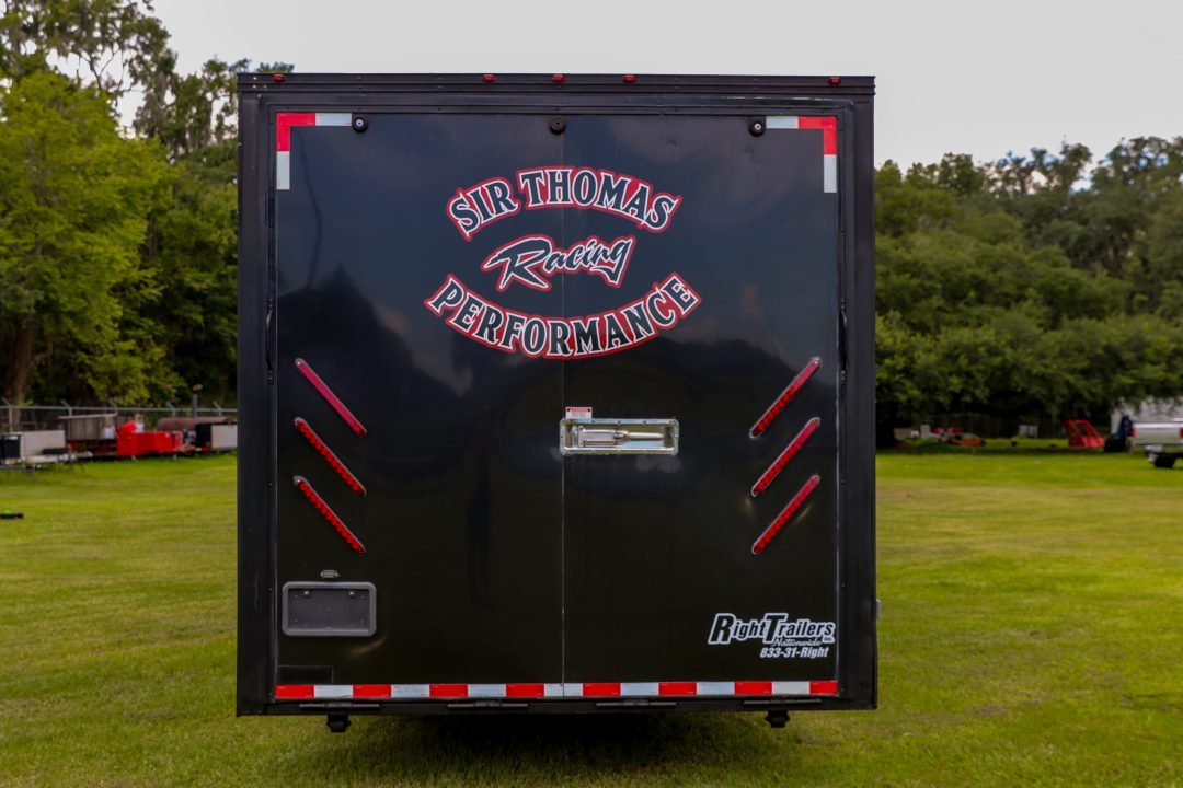 Used 2019 8.5X50 Vintage GOOSENECK RACE TRAILER